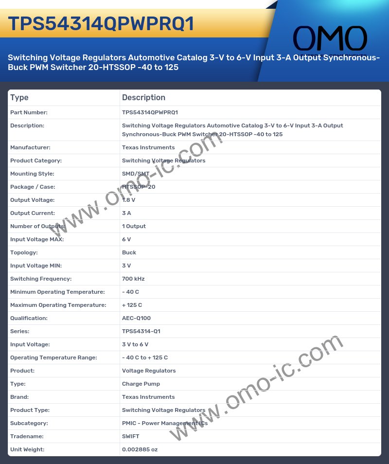 TPS54314QPWPRQ1
