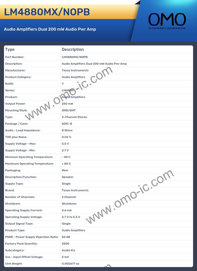 LM4880MX/NOPB