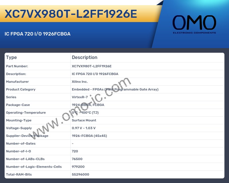 XC7VX980T-L2FF1926E