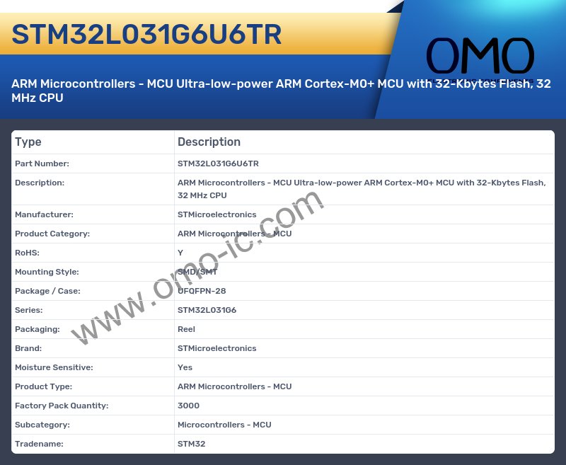 STM32L031G6U6TR