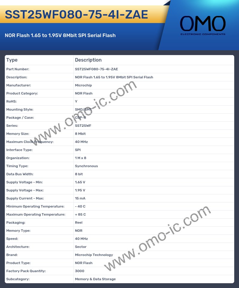 SST25WF080-75-4I-ZAE