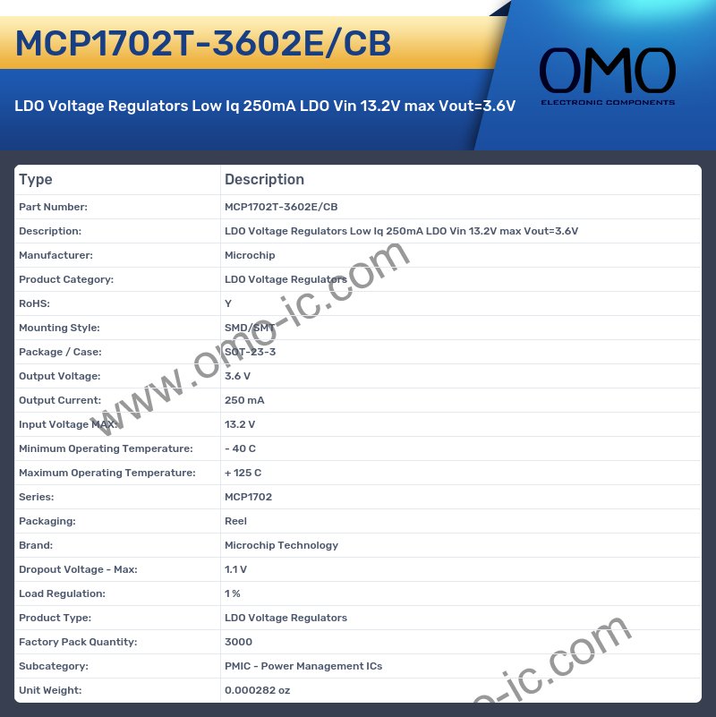 MCP1702T-3602E/CB