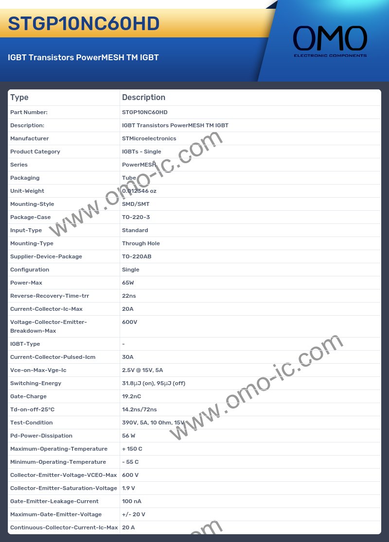 STGP10NC60HD