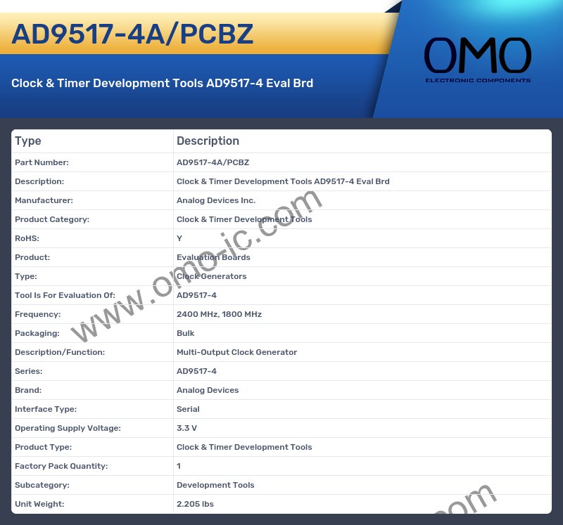 AD9517-4A/PCBZ