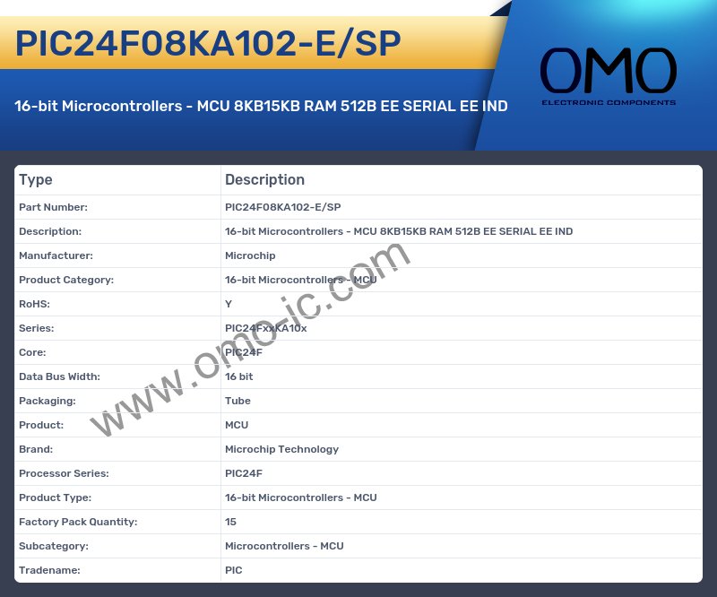PIC24F08KA102-E/SP