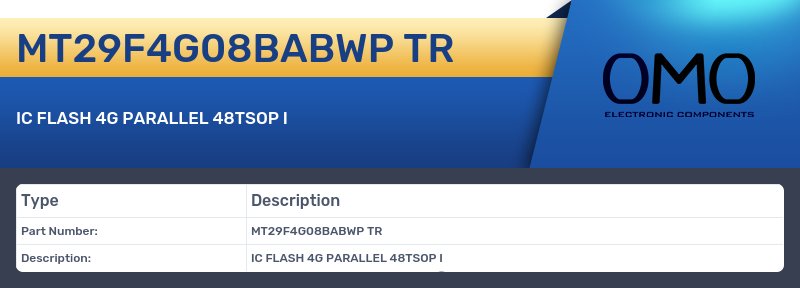 MT29F4G08BABWP TR