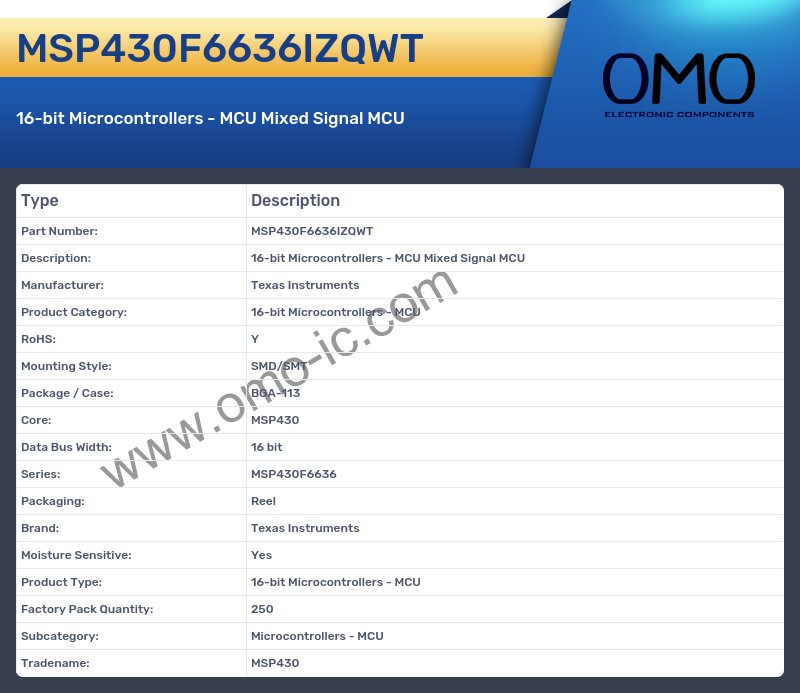 MSP430F6636IZQWT