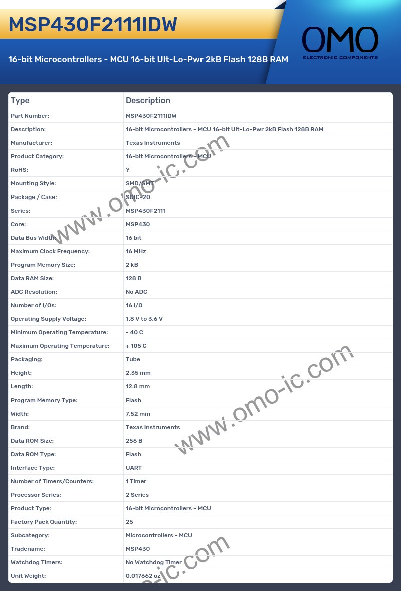 MSP430F2111IDW
