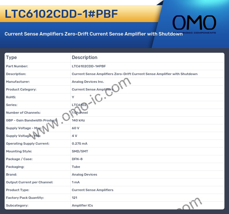 LTC6102CDD-1#PBF