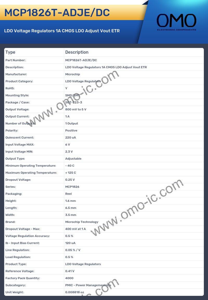 MCP1826T-ADJE/DC