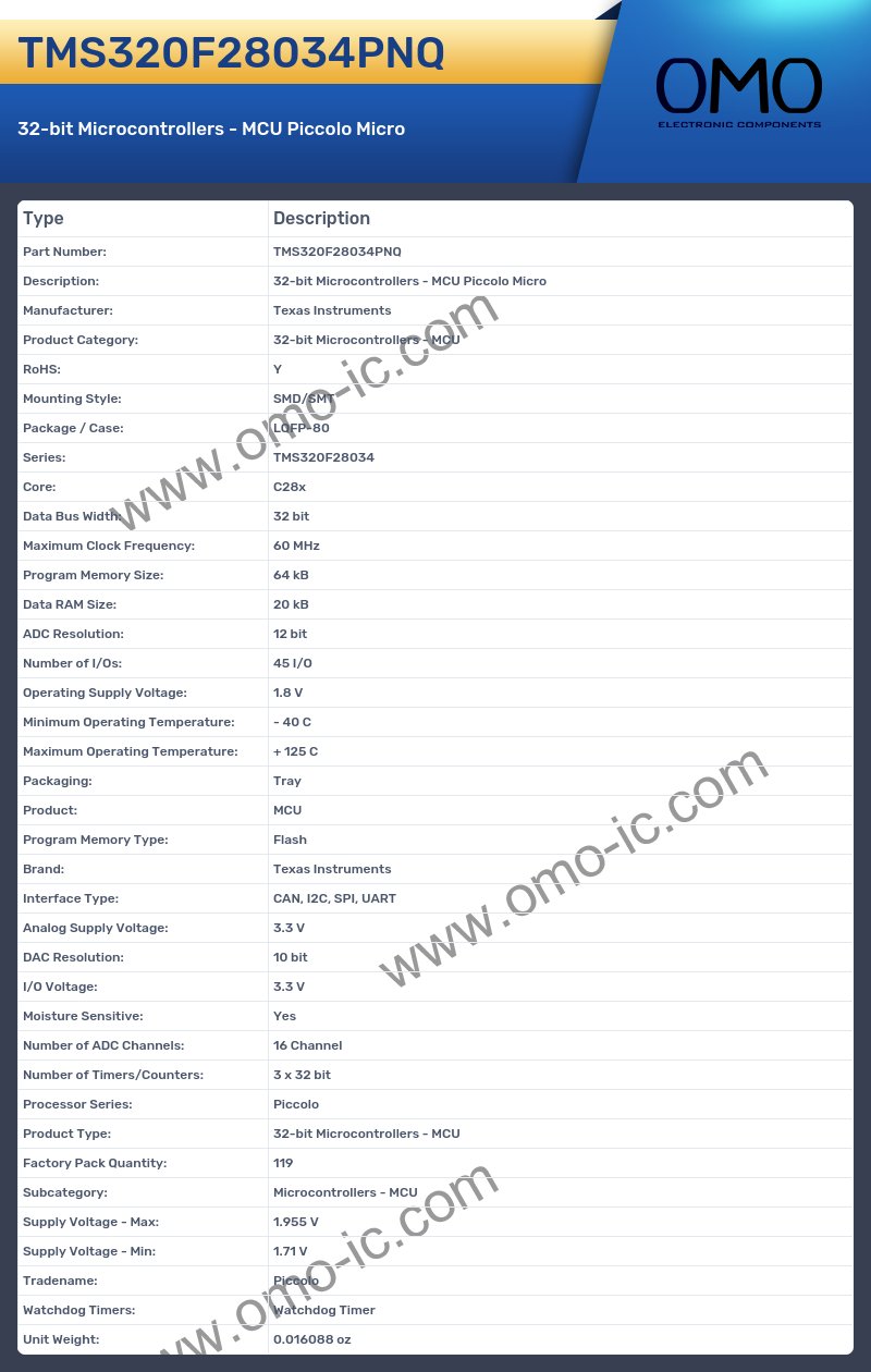 TMS320F28034PNQ
