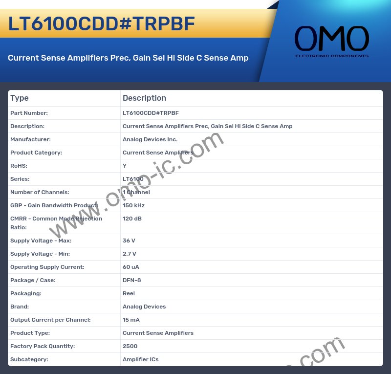 LT6100CDD#TRPBF