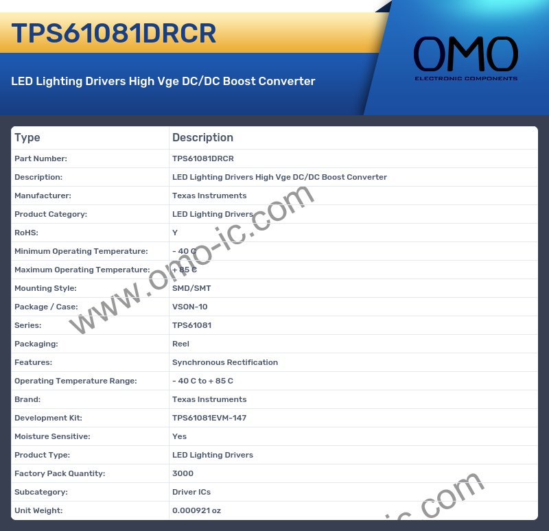 TPS61081DRCR