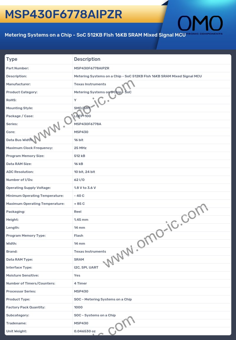 MSP430F6778AIPZR