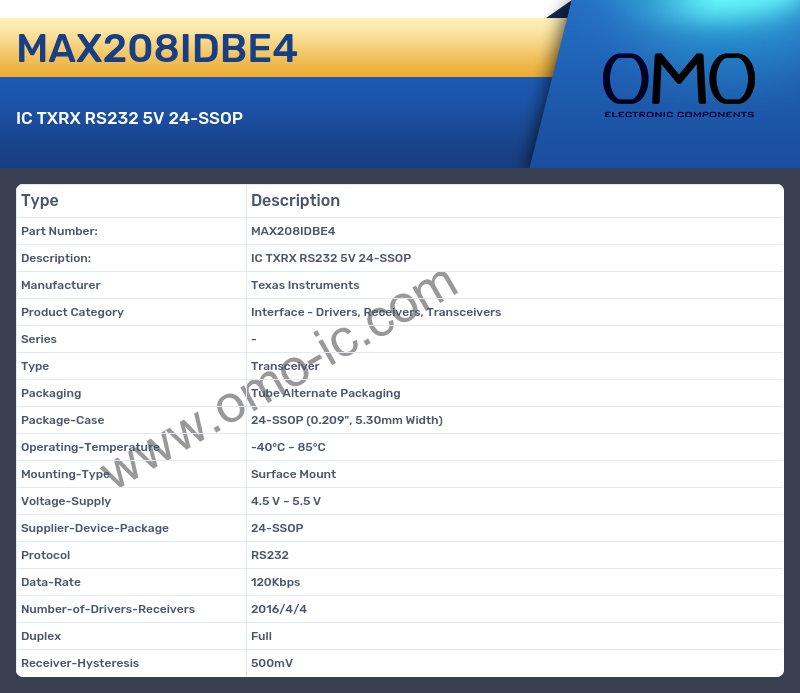 MAX208IDBE4
