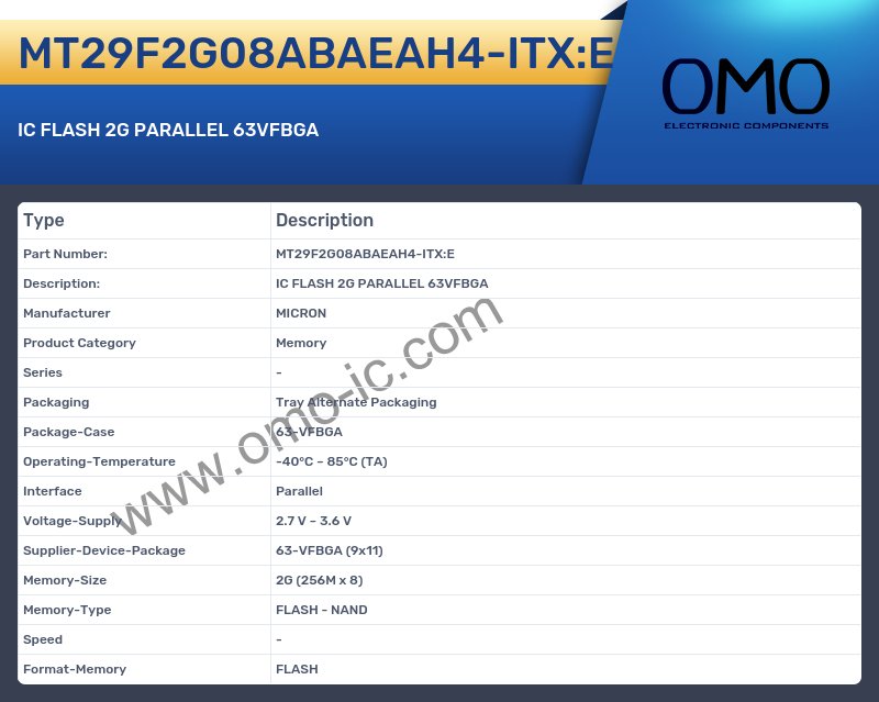 MT29F2G08ABAEAH4-ITX:E