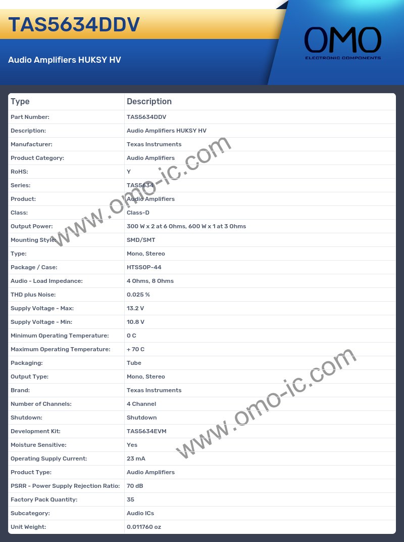 TAS5634DDV