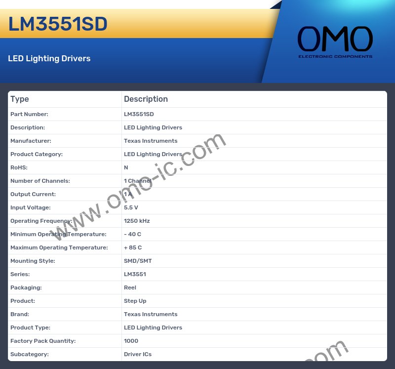 LM3551SD