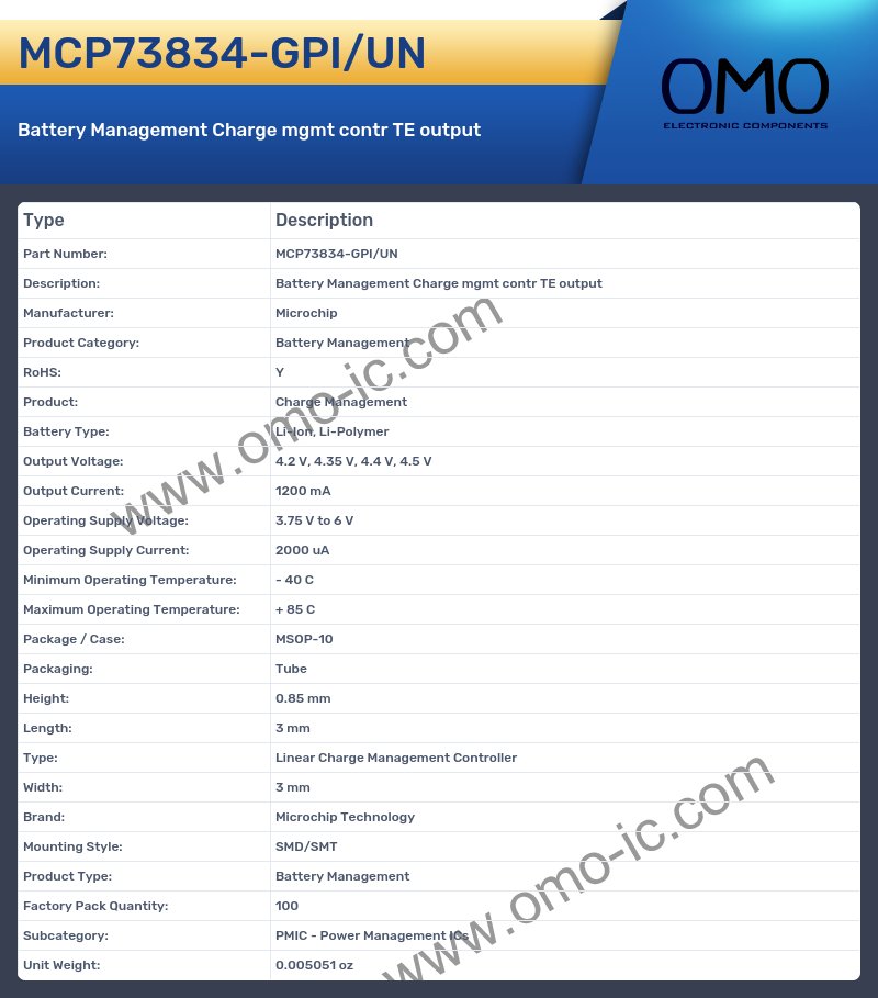 MCP73834-GPI/UN