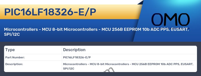 PIC16LF18326-E/P