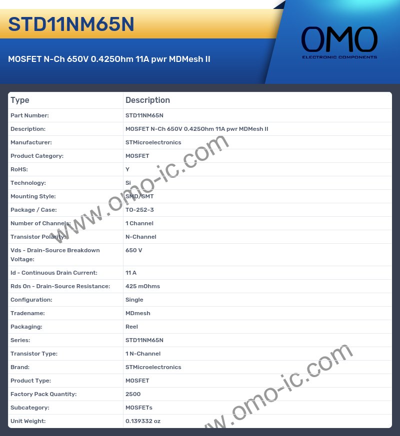 STD11NM65N