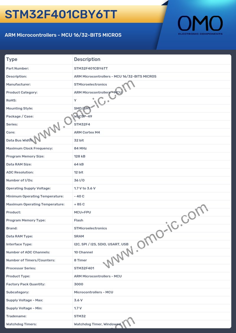 STM32F401CBY6TT