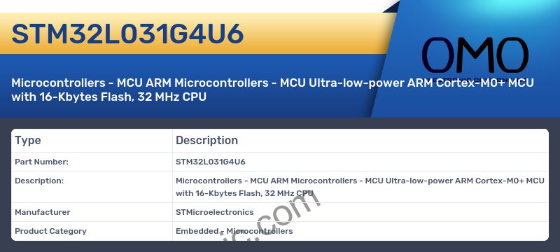 STM32L031G4U6