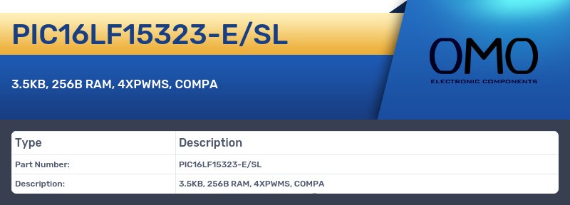 PIC16LF15323-E/SL