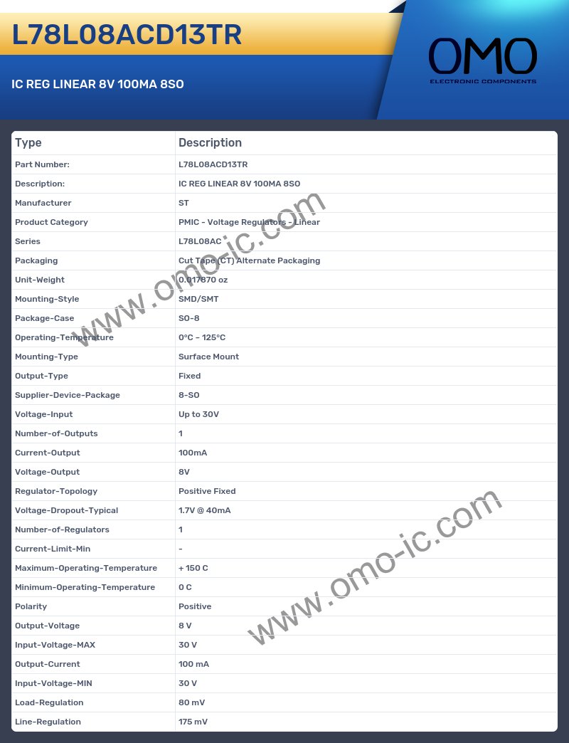L78L08ACD13TR