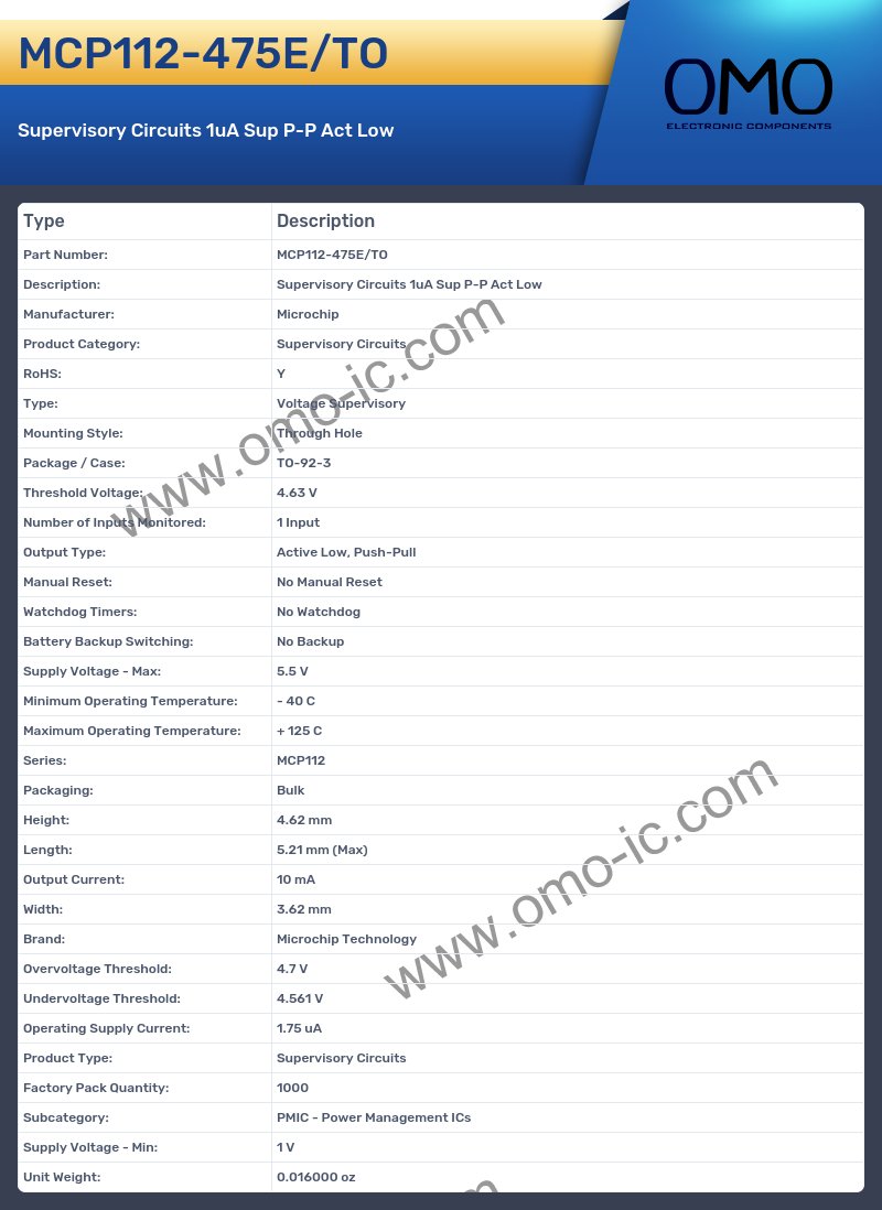 MCP112-475E/TO
