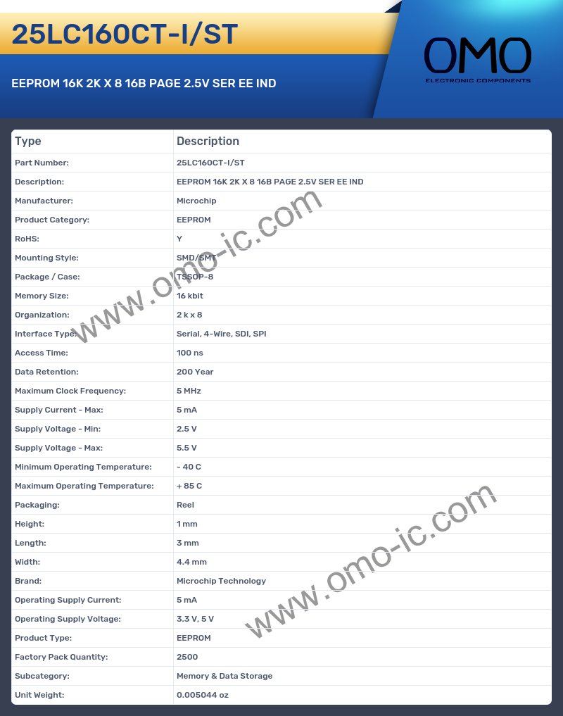25LC160CT-I/ST