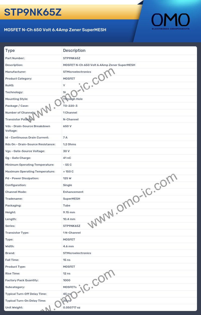 STP9NK65Z