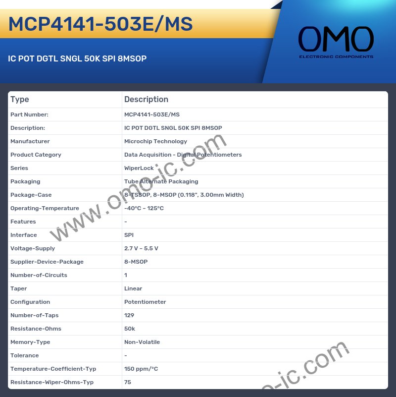MCP4141-503E/MS