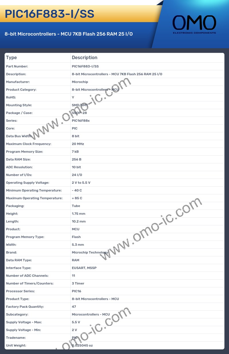 PIC16F883-I/SS