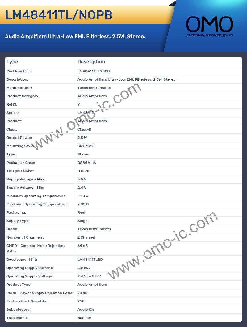 LM48411TL/NOPB