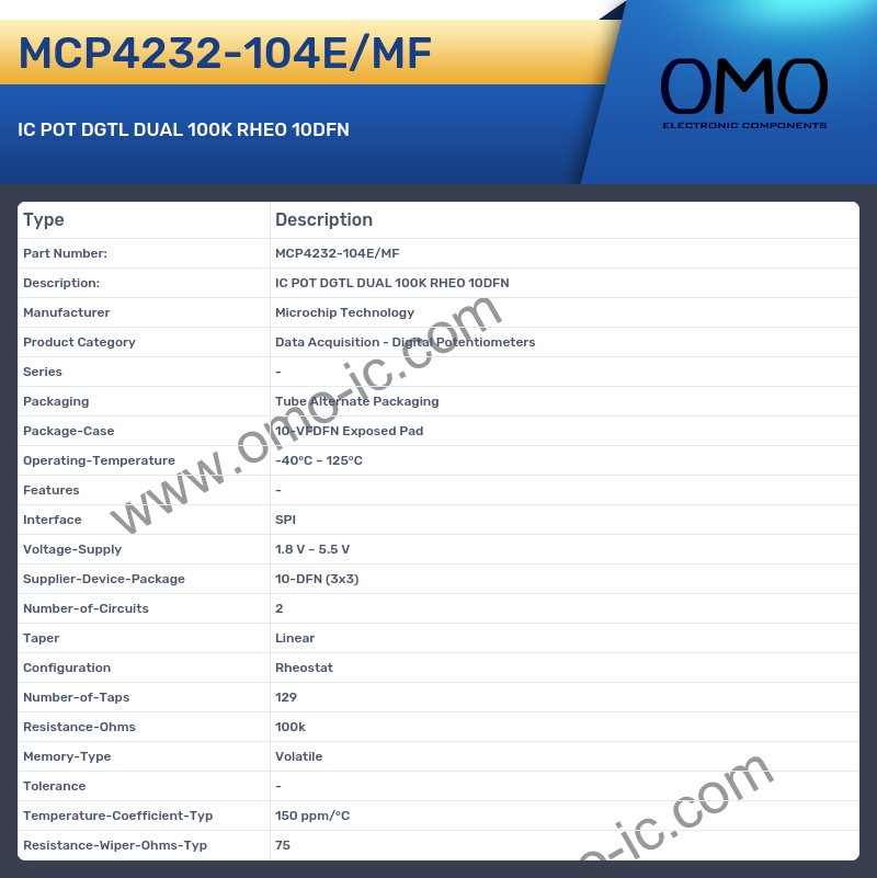 MCP4232-104E/MF