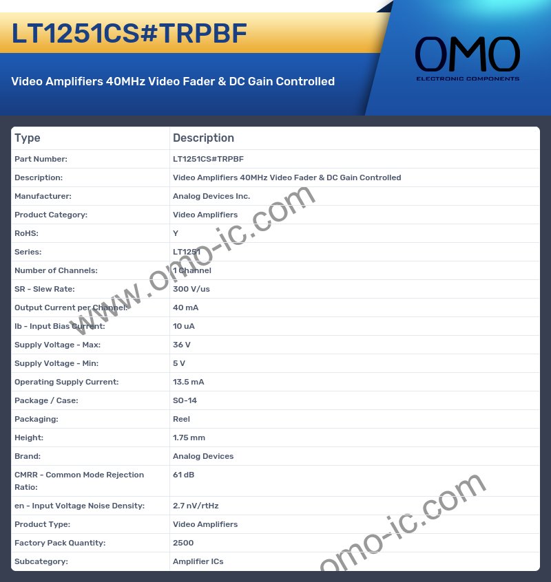 LT1251CS#TRPBF