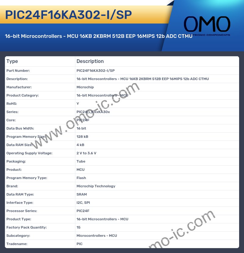 PIC24F16KA302-I/SP