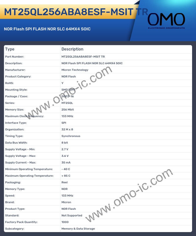 MT25QL256ABA8ESF-MSIT TR