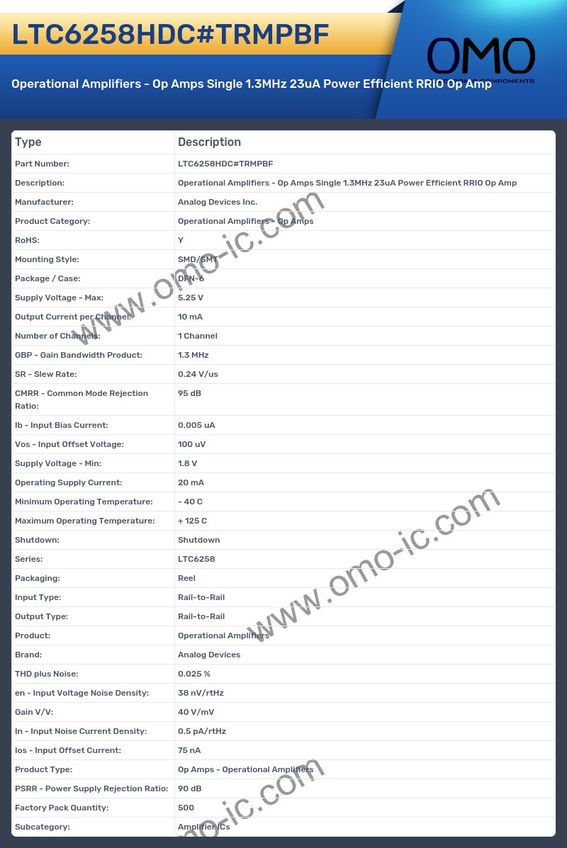 LTC6258HDC#TRMPBF