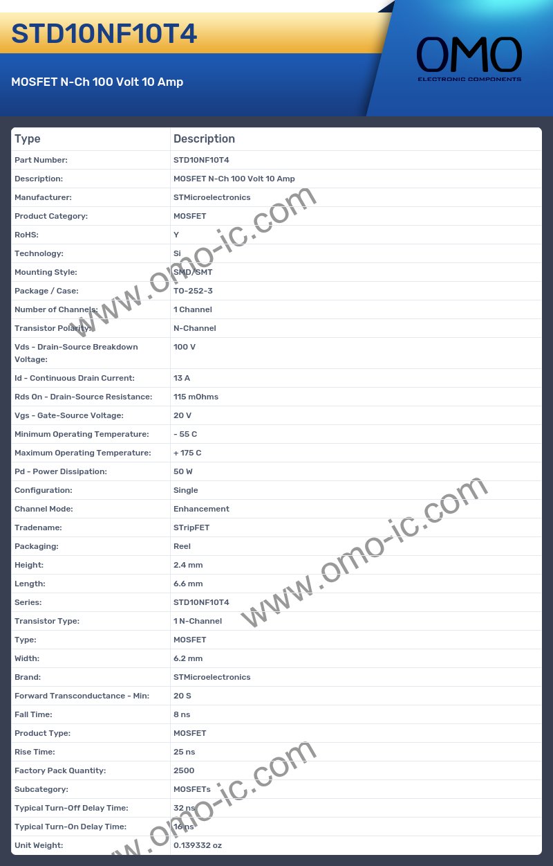 STD10NF10T4