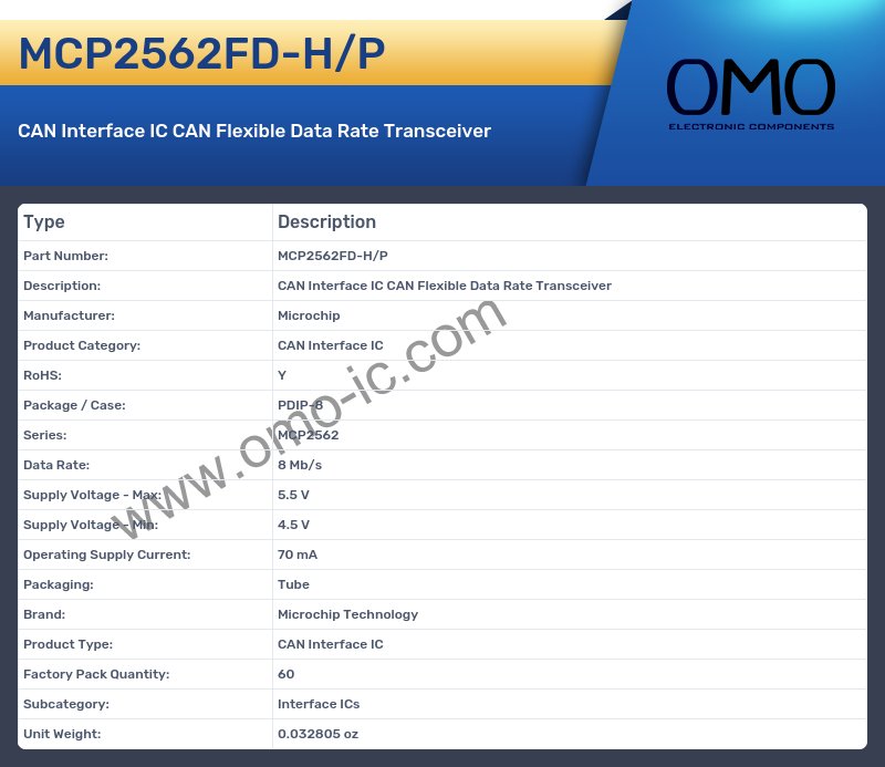 MCP2562FD-H/P