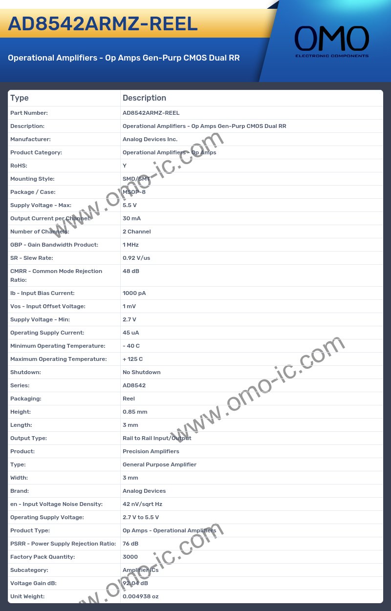 AD8542ARMZ-REEL