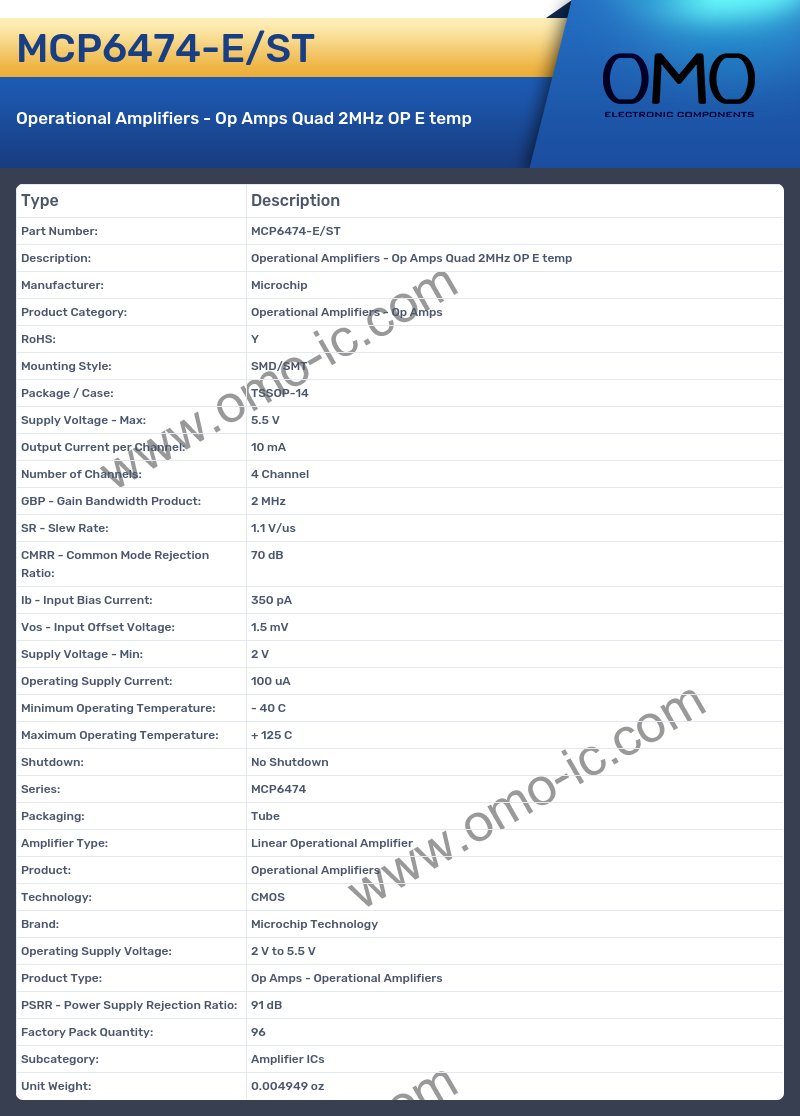 MCP6474-E/ST