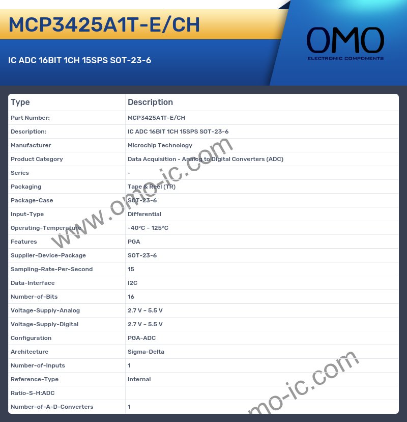 MCP3425A1T-E/CH