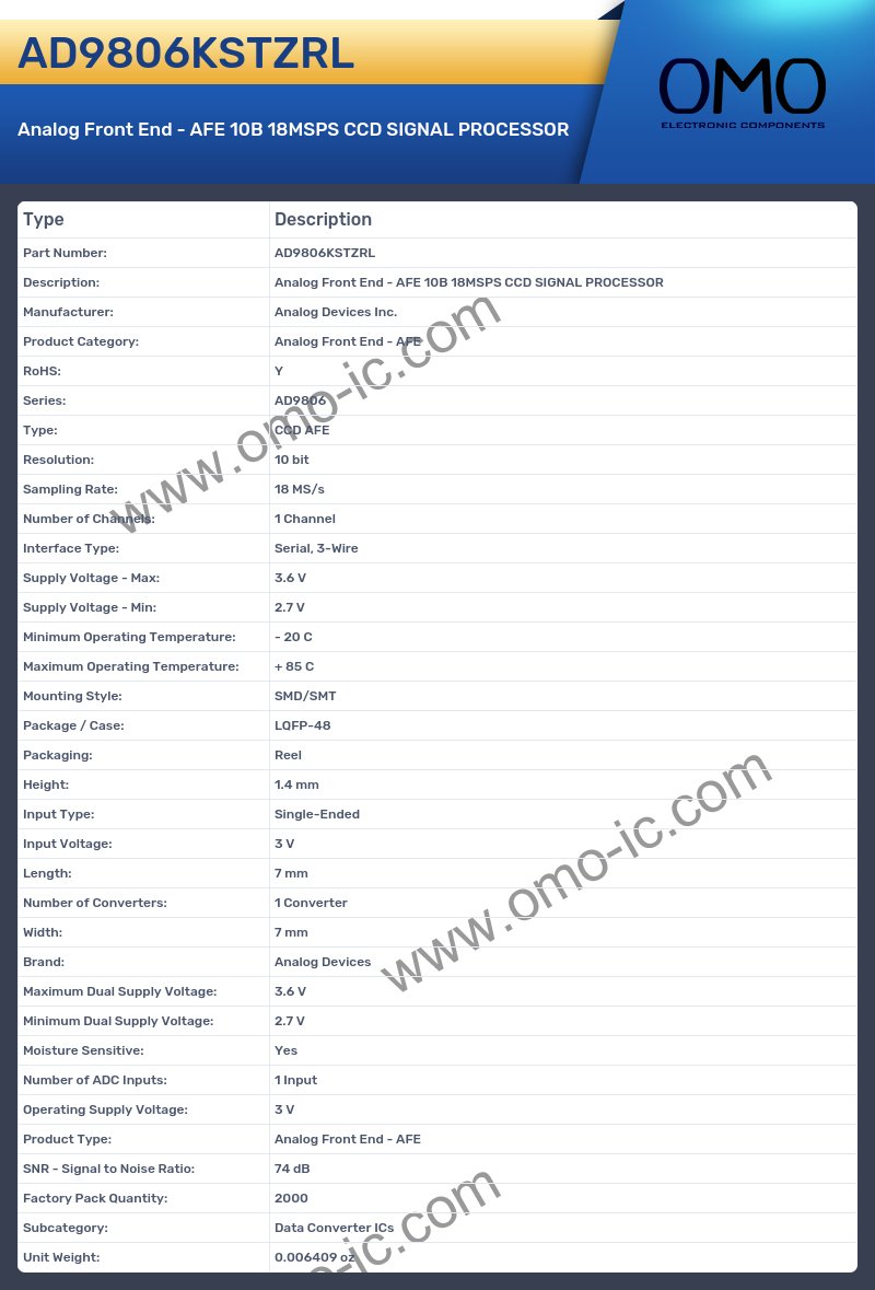 AD9806KSTZRL