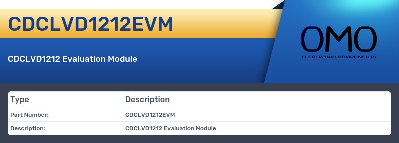 CDCLVD1212EVM