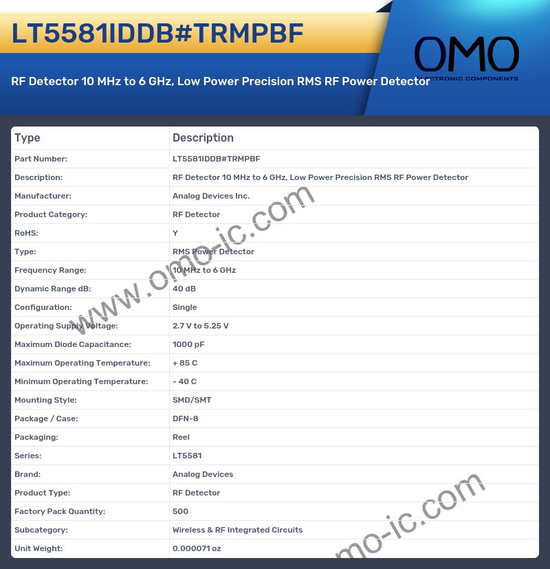 LT5581IDDB#TRMPBF