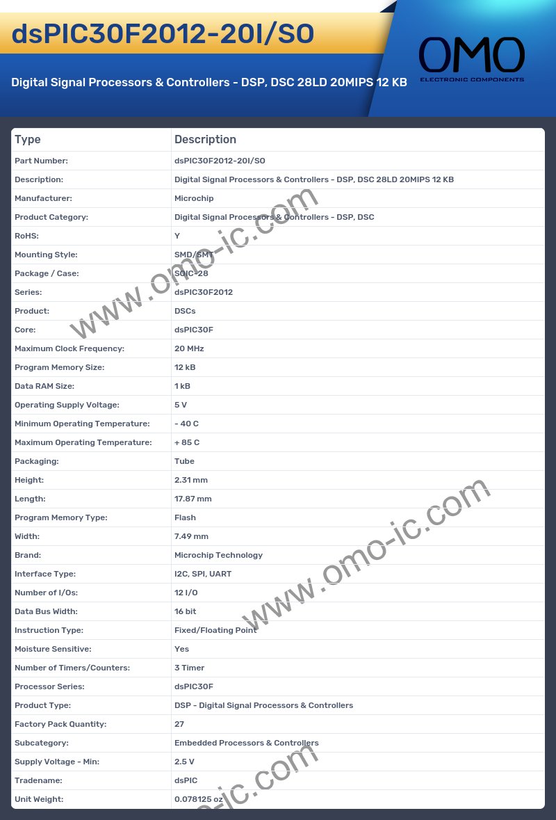 dsPIC30F2012-20I/SO
