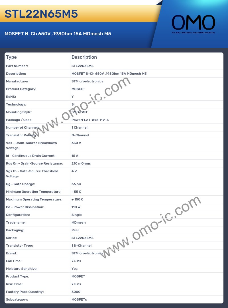 STL22N65M5